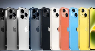 这些可能是苹果iPhone15系列的颜色选择
